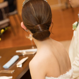 挙式ヘアスタイル|748854さんのザ・ロイヤルクラシック姫路の写真(2469545)