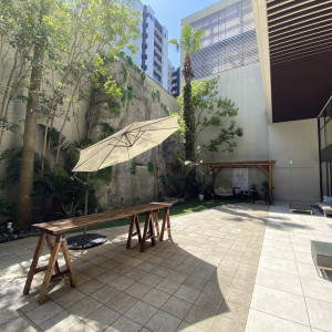 色んな使用用途がありそうなガーデン|748863さんのル・センティフォーリア大阪（クラウディアホールディングスグループ）の写真(2441804)