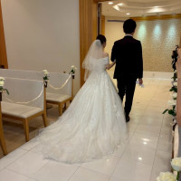 新郎新婦退場