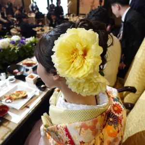 季節限定の芍薬のヘア飾りです。
一輪3000円でした。|748914さんの乃木神社・乃木會館の写真(2442545)