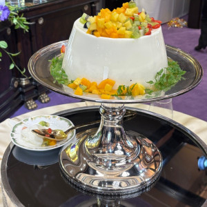 サプライズで用意した2Lの杏仁豆腐。特別に作ってもらいました|748914さんの乃木神社・乃木會館の写真(2442560)