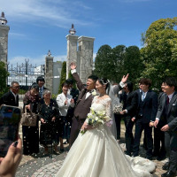 フラワーシャワーの時の写真