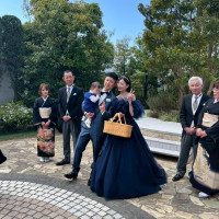 みんなが帰る時のプチギフトを渡す時の写真