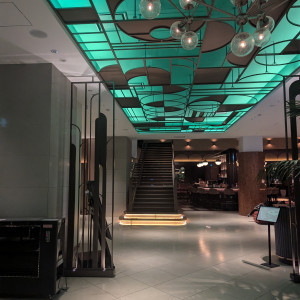 エントランス部も綺麗な光がたくさんある。|748954さんのザ マークグランドホテル（THE MARK GRAND HOTEL）の写真(2442282)