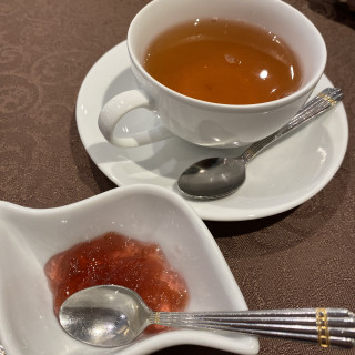 デザートの紅茶