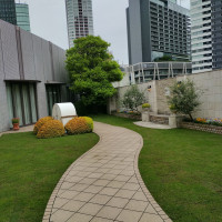 高層階にあるガーデン