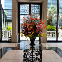 エントランスの装花