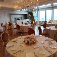 窓のある披露宴会場