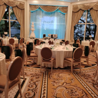 実際の装飾をされた会場