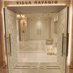 披露宴会場前の雰囲気|748965さんのル・センティフォーリア大阪(クラウディアホールディングスグループ)の写真(2535474)