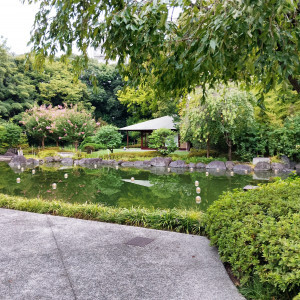 池のあるガーデンの様子|748965さんのザ・ガーデンオリエンタル・大阪の写真(2536123)