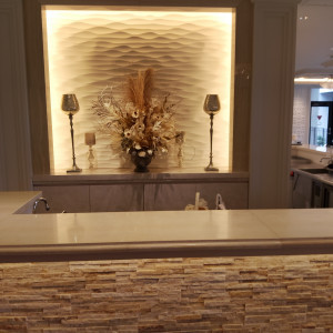 披露宴前のドリンクサービスのカウンター|748965さんのル・センティフォーリア大阪(クラウディアホールディングスグループ)の写真(2535502)