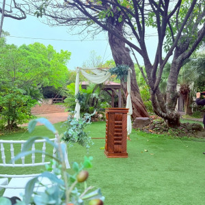 ガーデン挙式|748990さんのTHE LUIGANS Spa & Resort(ザ・ルイガンズ．スパ＆リゾート)の写真(2442674)