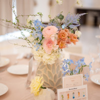 テーブルの花です