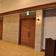 披露宴会場の入り口です