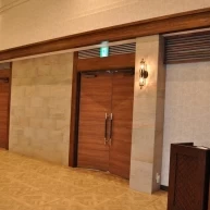 披露宴会場の入り口です