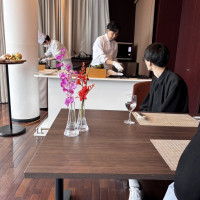 式当日もシェフが演出してくれます。