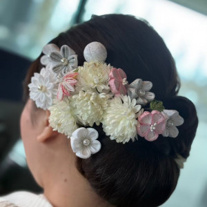 和装時の髪型|749217さんのノートルダム盛岡/FIVESTAR WEDDINGの写真(2444202)