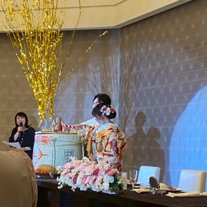 鏡開き|749217さんのノートルダム盛岡/FIVESTAR WEDDINGの写真(2444182)