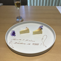 試食のケーキ