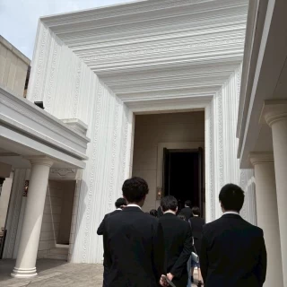 会場前アフターセレモニー場所