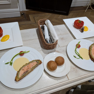 披露宴後に、新郎新婦用にお料理を用意して下さいました