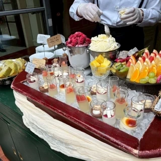 ケーキビュッフェも種類が豊富でした。