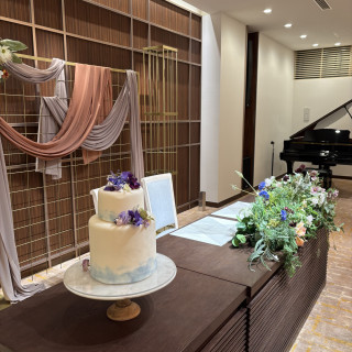 ケーキも可愛いです。
