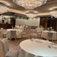 披露宴会場は色味が落ち着いています。