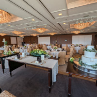 新郎新婦の席から見た披露宴会場