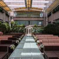 新郎新婦側から見たチャペルの風景