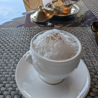 試食：カプチーノ仕立てのシャンピニオンポタージュ
