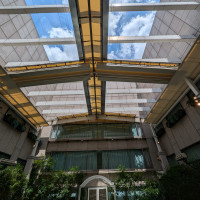 ガーデンチャペル。雨天時は屋根をつけてくれます。