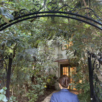 ガーデンスイートの入り口