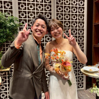 ブーケ、ブートニアは持ち込み