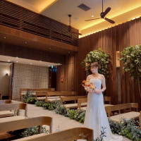 挙式会場での写真撮影