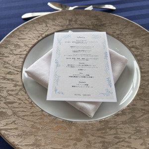 ブライダルフェアのお食事メニューです|749578さんのHOTEL GREGES（オテルグレージュ）の写真(2445878)