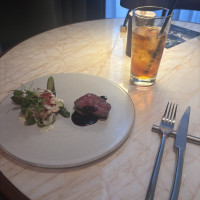 試食の料理