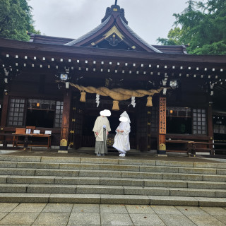 松屋本館さまの近くにある、出水神社にて神前式