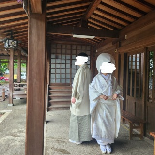 松屋本館さまの近くにある、出水神社にて神前式