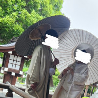 松屋本館さまの近くにある、出水神社にて神前式