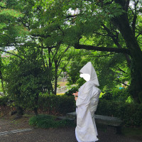 松屋本館さまの近くにある、出水神社にて神前式