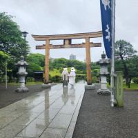 松屋本館さまの近くにある、出水神社にて神前式