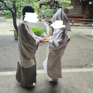 松屋本館さまの近くにある、出水神社にて神前式|749601さんの旅亭 松屋本館Suizenji（旅亭 松屋本館すいぜんじ）の写真(2446116)