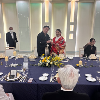 天井が高く明るい会場でした