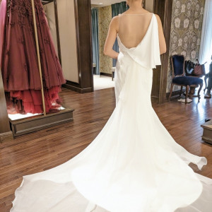 ドレス試着
式場提携の恵比寿店にて|749680さんのST.MARGARET WEDDING（セント・マーガレット ウエディング）の写真(2467684)
