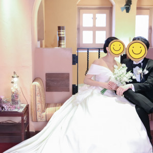 決めポーズ|749680さんのST.MARGARET WEDDING（セント・マーガレット ウエディング）の写真(2448360)