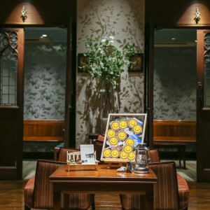 受付　趣味の小物を添えて|749680さんのST.MARGARET WEDDING（セント・マーガレット ウエディング）の写真(2454138)