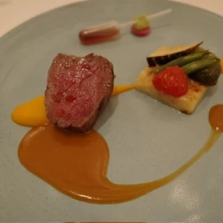 試食で頂いたお肉料理
焼き加減もこちら側に聞いてくださった