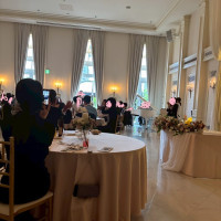 披露宴会場全体の雰囲気です。